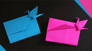 Cara Membuat Amplop Surat Ada Burungnya How To Fold Bird Envlope Easy Amplop Burung Surat
