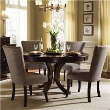 Tuscano refectory dining room set by kincaid furniture in dining room sets. Alston Round Dining Table Four Upholstered Side Chairs By Kincaid Furniture Round Dining Table Sets Round Dining Room Sets Round Dining Room