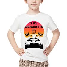Fashion Back To The Future Delorean X 4 Children T Shirt Kids Summer Boys Girls Casual Baby Clothes Buy At A Low Prices On Joom E Commerce Platform