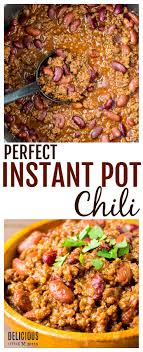 Instant Pot Smoky Beef Chili An Easy Chili Recipe Your Whole Family Will Love It S Lo Chili Recipe Easy Recipes With Kidney Beans Instant Pot Dinner Recipes