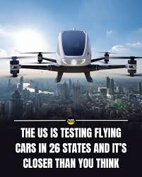 The U.S. Department of Transportation says flying cars could begin operating in the country as early as June 2026. The plan focuses on electric vertical takeoff and landing (eVTOL) aircraft, often called