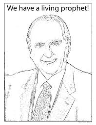 Mormon Share President Monson Coloring Sheet Lds Coloring Pages Lds General Conference Activities Coloring Pages