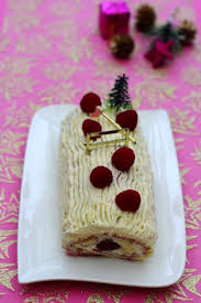 Buche Au Mascarpone Chocolat Blanc Et Framboises Amandine Cooking