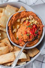 Homemade Muhammara Dip Recipe Middle Eastern Recipes Middle East Recipes Middle East Food