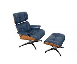 Maybe you would like to learn more about one of these? Eames Navy Blue Leather Lounge Chair And Ottoman Selig Mid Century Modern By Hearthsidehome From Hearthside Home Of Poolesville Md Attic Modern Leather Chair Leather Lounge Lounge Chair