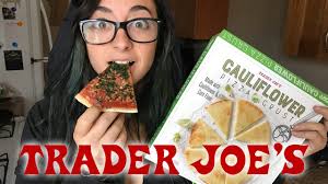 I used trader joe's fat free pizza sauce and it added the perfect amount of tomato flavor. Trying Trader Joe S New Cauliflower Pizza Crust Youtube