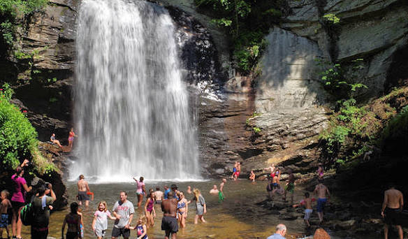 Looking Glass Falls, North Carolina Waterfall
