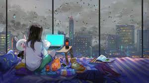 Fond D Ecran Hd Fille Assise Sur Le Lit En Regardant L Illustration De L Ordinateu Desktop Wallpaper Art Computer Wallpaper Desktop Wallpapers Anime Wallpaper See more ideas about anime, anime wallpaper, aesthetic anime. desktop wallpapers anime wallpaper