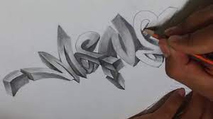 Resultado de imagen para î graffiti deî î amorî 3d î a. Como Hacer Graffiti 3d A Lapiz How To Make Graffiti 3d To Pencil Youtube
