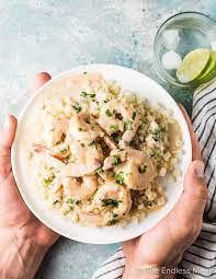 Creamy Coconut Lime Shrimp Recipe Shrimp Recipes Healthy Vegetarian Vegan Recipes Vegetarian Recipes