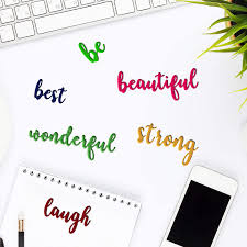 The modern calligraphy style is the perfect addition for your christmas cards, holiday scrapbook layouts, and more! Buy 20 Pieces Inspirational Cutting Dies Metal Cutting Dies Carbon Steel Embossing Script Die Stencils Positive Word Die Template For Diy Scrapbook Card Making Craft Supplies Online In Vietnam B08tlw3wlb