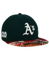 Ktz Synthetic Oakland Athletics Mlb X Star Wars Viza Print 59fifty Cap In Green For Men Lyst