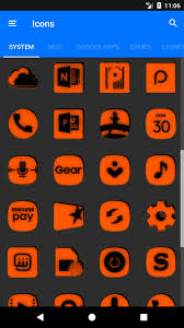 To open the app, tap the icon. Orange And Black Icon Pack Free For Android Apk Download