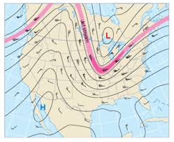 Solved The Accompanying Map Is A Simplified Upper Air Chart