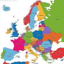 Lander In Europa Liste Der Lander Europas Europa Schule Erdkunde Landkarte Europa