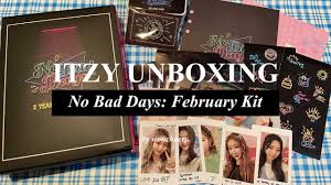 Eta:late feb to early mar 2021 . Itzy Unboxing No Bad Days February Kit Youtube