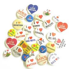 30 Vtg Pinback Buttons Lot I Heart Love Vegas Adam Hawaii Dayton Joliet Van Nuys Collectibles Pinbacks Bobbles Lunchboxes Pinb Collector Pins Etsy Crafts