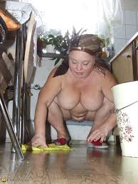 Mature Naked Women - Daily Chores Explored