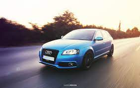 Audi A3 Sportback Anodized Blue Matt Audi A3 Sportback Audi Audi A3