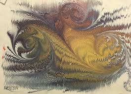 Marbling Paper By Hulya Erturk Yavuz Tarakli Ebru Tezhip Desenler Sanat