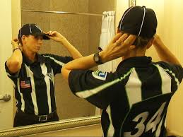 Football has long been a man's world, but there will be at least one woman on the field come fall. First Female Nfl Official Sarah Thomas Drew The Line At No Makeup On The Field Abc News