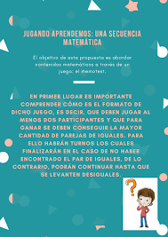 La educación física constituye una verdadera escuela de democracia, de convivencia y participación, de cooperación y solidaridad, de integración social y pertenencia grupal. Nivel Inicial Memotest Matematico Una Propuesta De Sala De 5 Instituto Maria Auxiliadora De Almagro