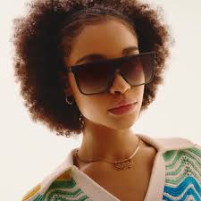 NIGHTFALL Women's Flat Top Shield Sunglasses