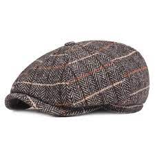 Men S Vintage Beret Caps Newspaper Boy Hat Old Octagon Hat Newspaper Boy Hat Vintage Men Boy Hat