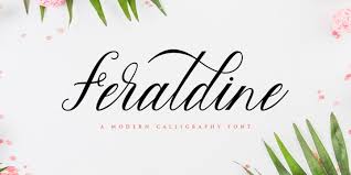 Script is a product of micrologic software, inc. Download Feraldine Script Font Family From Gatype Natalie Ilyina