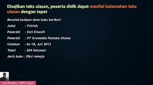 Maybe you would like to learn more about one of these? Bedah Kisi Kisi Ujian Nasional Bahasa Indonesia Smp Ppt Download