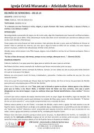 Check out inspiring examples of abaixar artwork on deviantart maranata corresponde a la transcripción griega de una expresión de origen arameo, compuesta por. Igreja Crista Maranata Atividade Senhoras