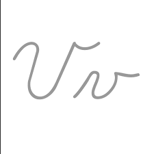 Set of cute cartoon illustrations. V Wikipedia
