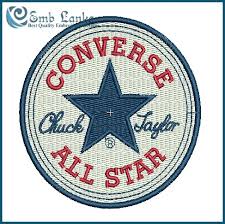 Looking for a good deal on embroidery logo patch? Converse All Star Logo Embroidery Design Emblanka