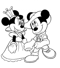 Il a été fondé le 16 octobre 1923 par les frères walter et roy disney en. Coloriage Mariage De Mickey Walt Disney Dessin Gratuit A Imprimer