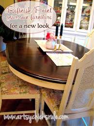9 dining room table makeovers we can't stop looking at. China Cabinet And Dining Table Re New Artsy Chicks Rule