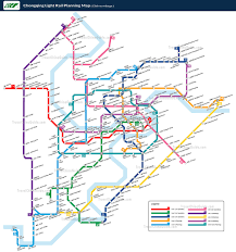 Chongqing Light Rail Planning Map Map Planning Maps Subway Map