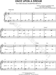 In this piano tutorial you can learn how to play part of your world by jodi benson, slow. Once Upon A Dream From Sleeping Beauty 1959 Sheet Music Easy Piano In F Major Download Print Sku Mn0095712