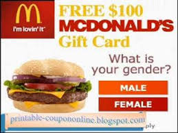 Free Printable Mcdonalds Coupons Mcdonalds Coupons Free Mcdonalds Mcdonalds Gift Card