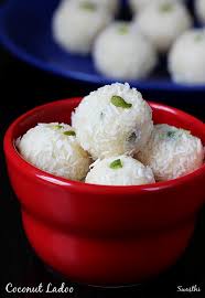 Coconut Ladoo With Condensed Milk Coconut Balls With Milkmaid Recipe Coconut Recipes Indian Dessert Recipes Indian Desserts