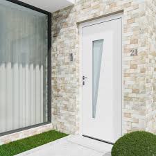 Maybe you would like to learn more about one of these? Porte D Entree Aluminium Vitree Mina H 215 X L 90 Cm Blanc 9016 Poussant Droit Leroy Merlin