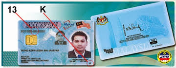The national registration identity card (abbreviation: Sabah Ic Code