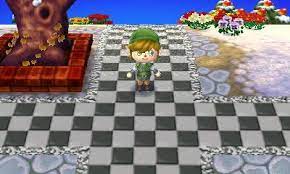 qrコード公開 とびだせ どうぶつの森 マイデザイン 神殿の道 ピクニックブランケット とび森 マイデザイン 神殿