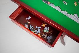 The tabletop can hold 500 to 2000 piece puzzles and is super convenient. Mary Maxim Puzzle Table Walmart Com Walmart Com