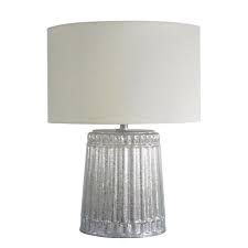 Freida mercury glass table lamp with night light. Column Mercury Glass Table Lamp Mariana Home