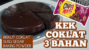 Tapi cheesecake 3 bahan ni tak kurang juga rasanya. Kek Coklat Moist 3 Bahan Je Mesti Cuba Youtube