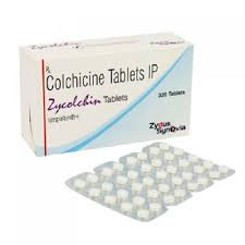 In gout, it is less preferred to nsaids or steroids. Zycolchin Colchicine 0 5 Mg Tab 10 Tablets Treatment Gout Rs 35 Strip Id 22944009512