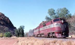 Near The End Of The Old Ghan Era Traversing The Gap Just South Of Alice Springs On The Old Line Train Pictures Electric Train Australia