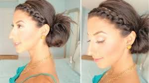 Orgu Bant Ile Ve Sevimli Topuz Sac Modeli Nasil Yapilir Hair Luxy Hair Hair Videos