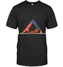 Funny Girl Doing Yoga Pose Dachshund T Shirt How To Do Yoga Shirts Girl Humor
