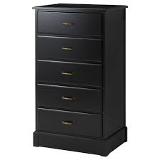 Undredal 5 Cekmeceli Sifonyer Siyah 67x122 Cm Ikea Yatak Odalari Ikea Fikirleri Sifonyer Cekmece